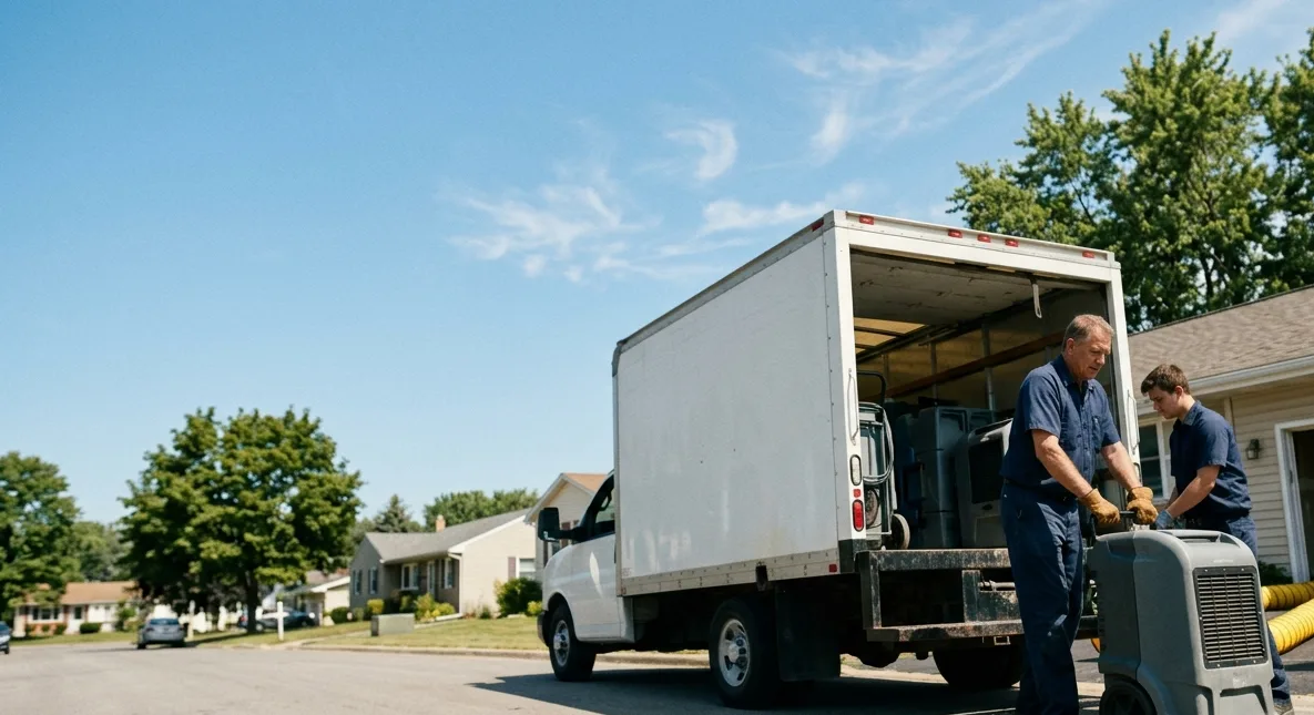 Water Damage Cleanup in Aurora, IL near me